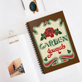 Vintage Art Garden Journal Spiral Notebook — Floral Rose Garden Planner