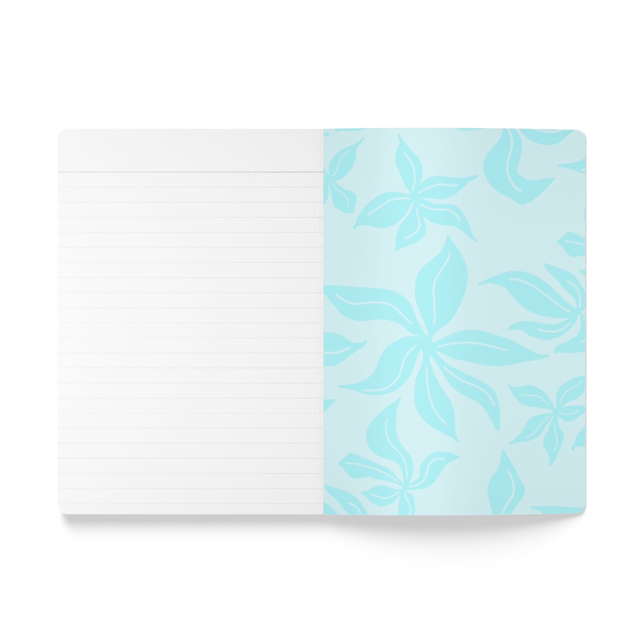 Blue Flowers Soft Cover Journal Titled Short Stories