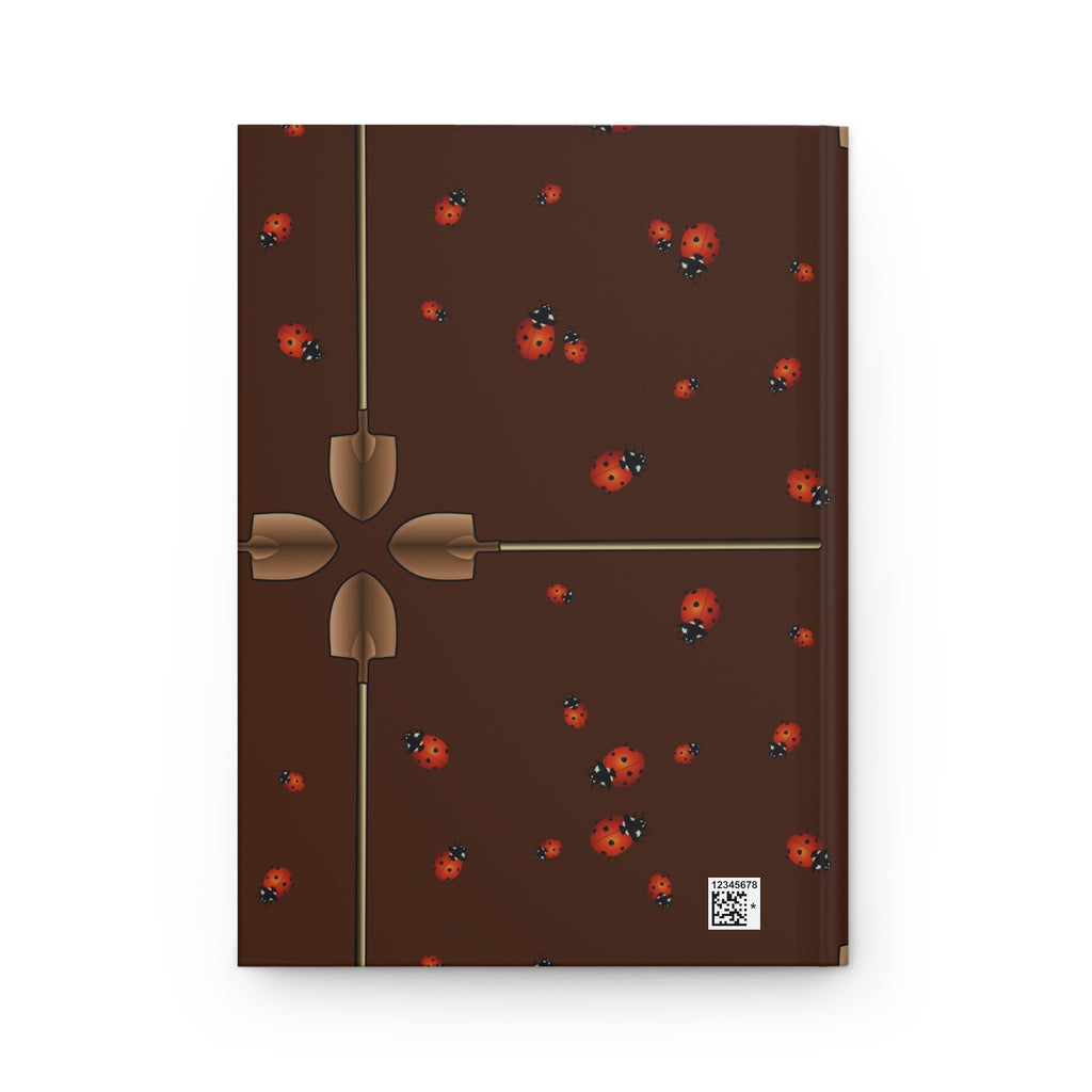 Ladybug Pattern Hardcover Journal