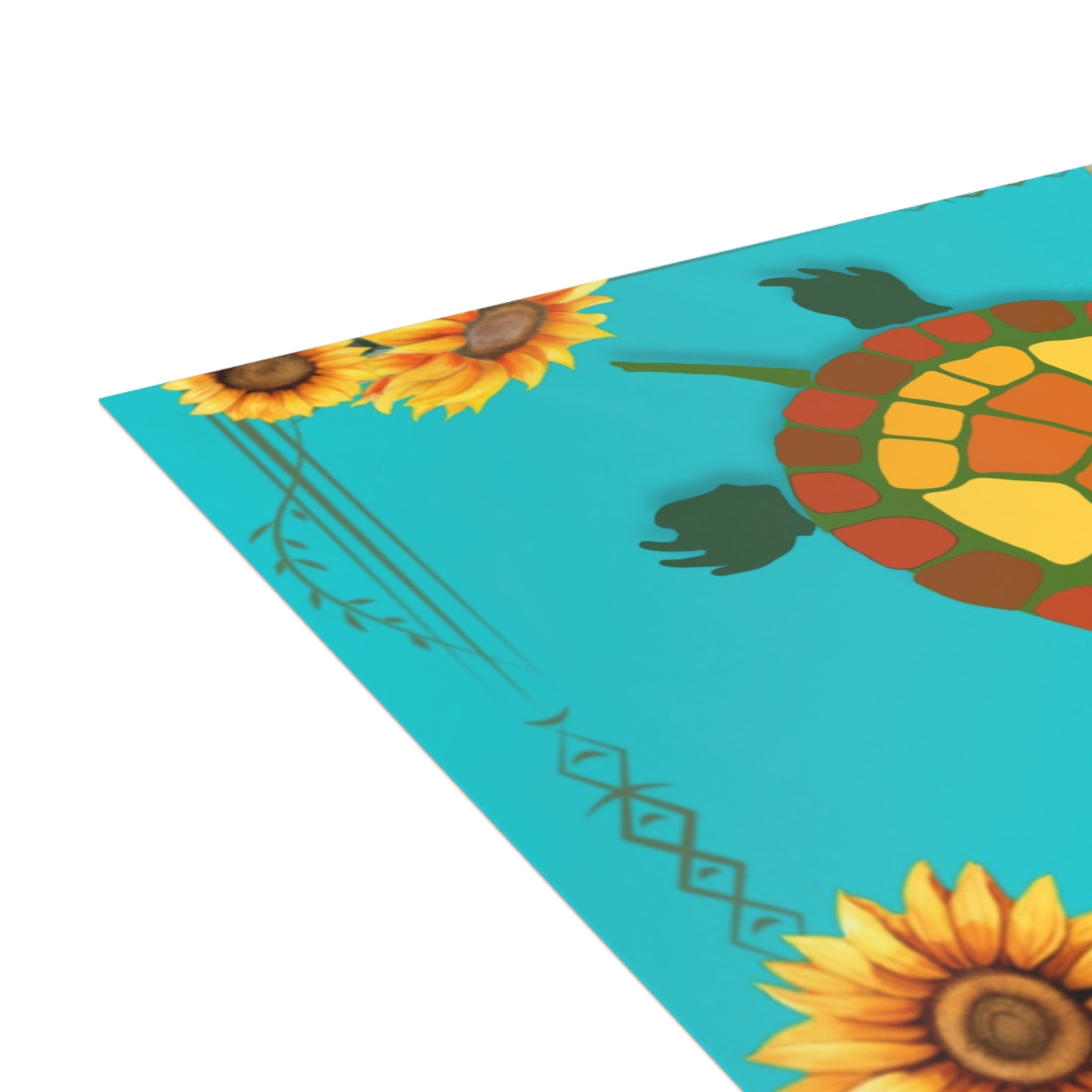 Garden Turtles and Sunflowers Blank Postcard Bundles (envelopes not included)