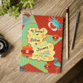 Teen Hopes and Dreams Softcover Journal — Crabs, Dolphins & Flamingo Notebook