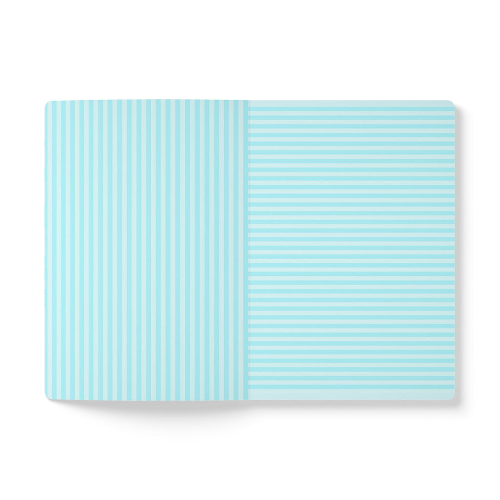 Blue Flowers Soft Cover Journal Titled Short Stories