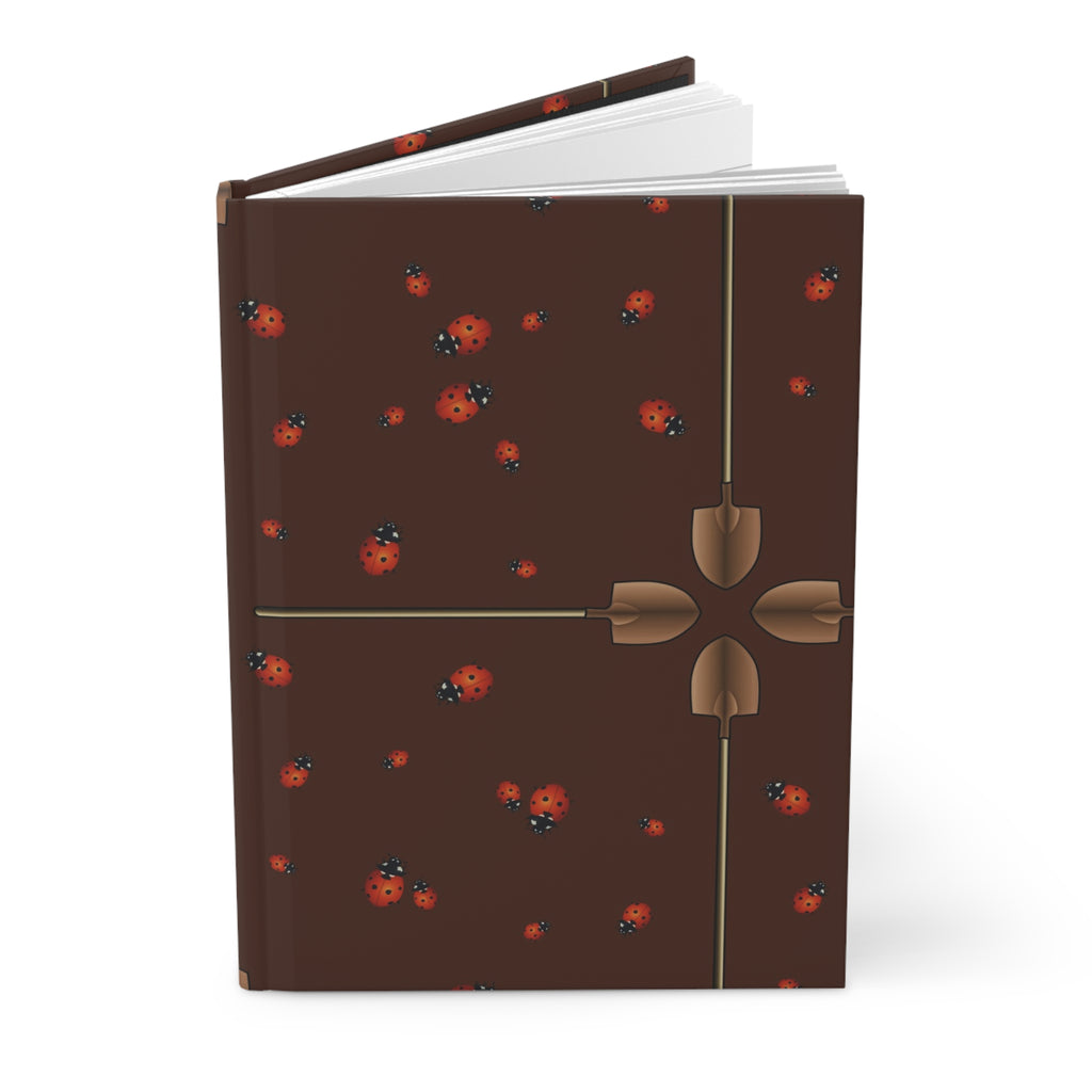 Ladybug Pattern Hardcover Journal