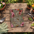 Cottage Garden Tales Hardcover Journal — Floral Bee Notebook for Gardening Notes & Nature Journaling