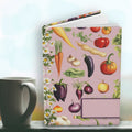 Vegetable Gardener or Vegan Recipes Patterned Journal