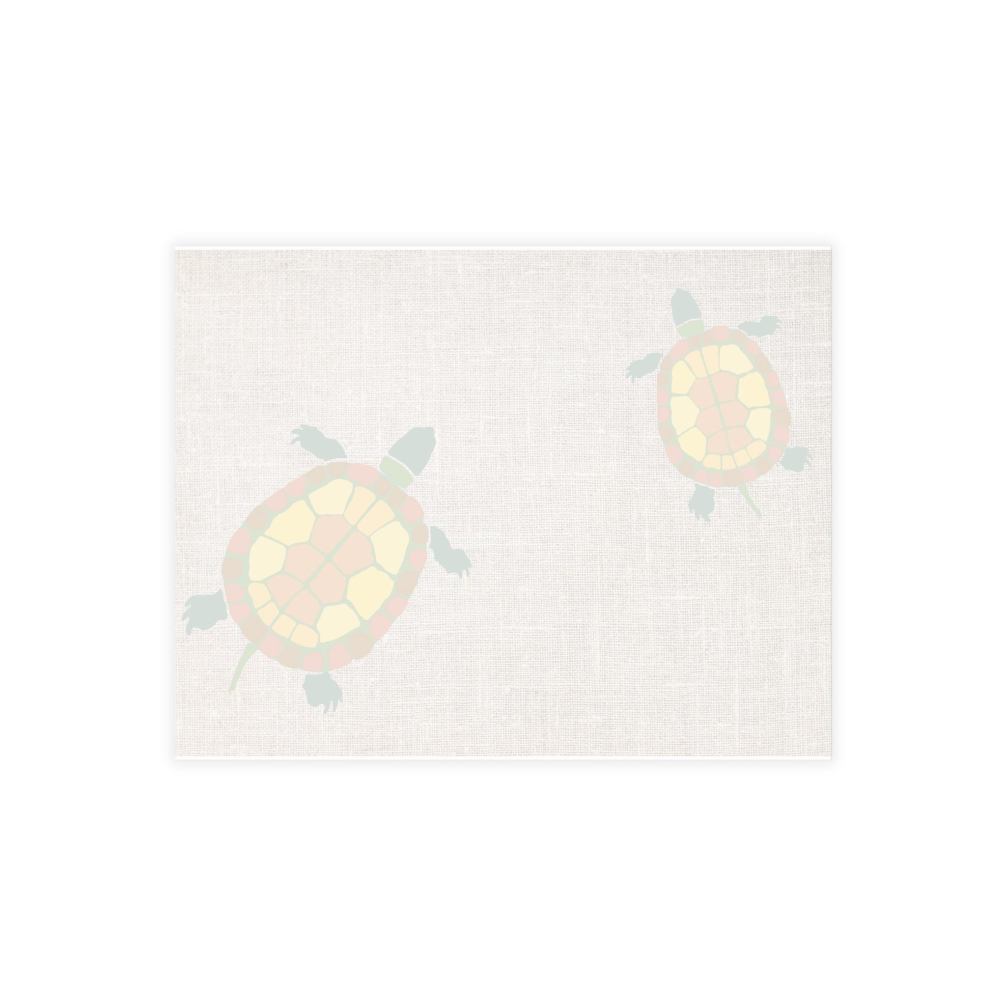 Garden Turtles and Sunflowers Blank Postcard Bundles (envelopes not included)