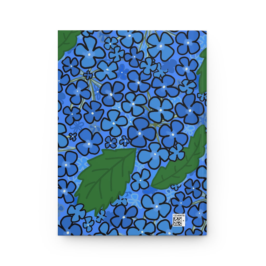 Hardcover Journal — "Be Still & Know That I Am God" Floral Scripture Notebook