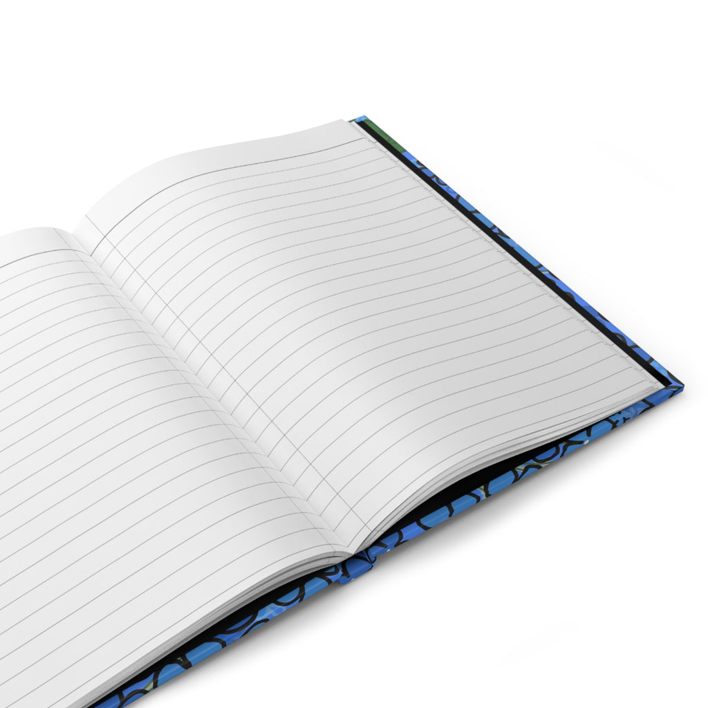 Hardcover Journal — "Be Still & Know That I Am God" Floral Scripture Notebook
