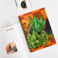 Herbalist Aloe Basil Elderberry Spiral Notebook - Ruled Line